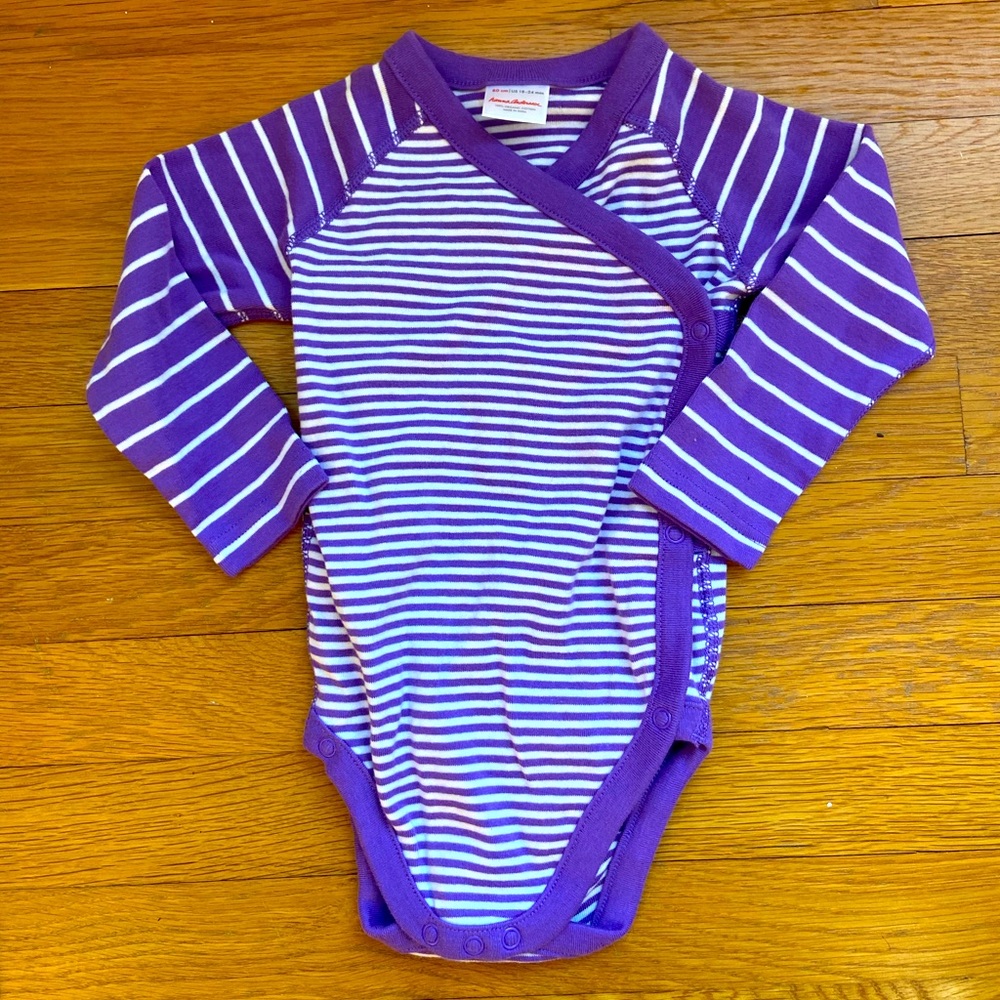 EUC, never worn 18-24 months Hanna Andersson long sleeve onesie